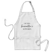 Custom Women Minimal Kitchen Schürze (Vorne)