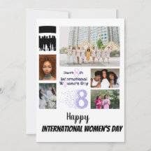 Custom Women's Day 8 Foto Collage