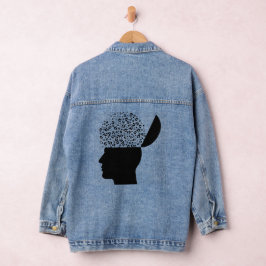 Custom Women's Denim Jacket (Jean Jacket), Denim Jeansjacke