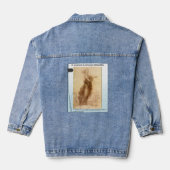 Custom Women's Denim Jacket (Jean Jacket), Denim Jeansjacke (Rückseite)