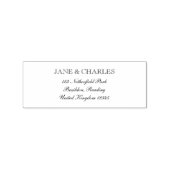 Custom Wood Art Briefmarke 1" x 2,5" Gummistempel (Prägung)