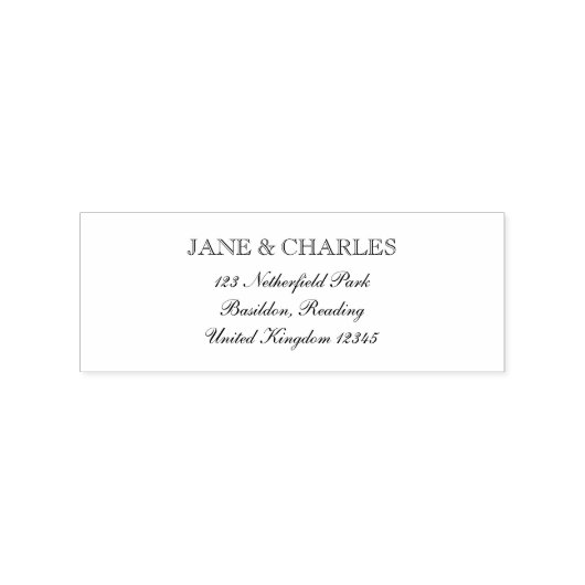 Custom Wood Art Briefmarke 1" x 2,5" Gummistempel (Prägung)