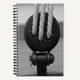 Custom Wood Block Spiral Notebook Notizblock