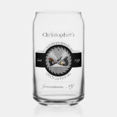 Custom Woodwork Saw Blade Plane Drinkware Beer Dosenglas (Vorderseite)