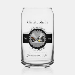 Custom Woodwork Saw Blade Plane Drinkware Beer Dosenglas