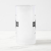 Custom Woodwork Saw Blade Plane Drinkware Mattglas Bierglas (Mittel)