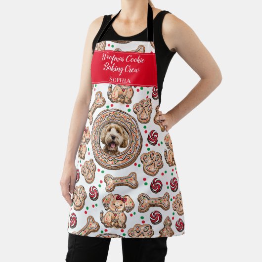 Custom Woofmas Cookie Backen Crew Hund Xmas Schürze (InSitu)