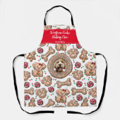 Custom Woofmas Cookie Backen Crew Hund Xmas Schürze (Vorderseite)
