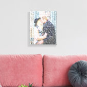 Custom Word Art. Foto erstellt durch Worte. Leinwanddruck (Insitu (Wohnzimmer))