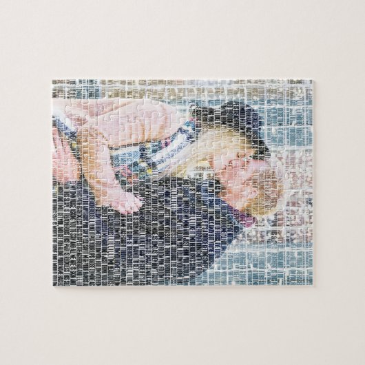 Custom Word Art. Foto erstellt durch Worte. Puzzle (Horizontal)