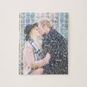 Custom Word Art. Foto erstellt durch Worte. Puzzle (Vertikal)