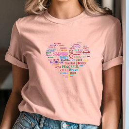Custom Word Art Heepake hinzufügen Ihre eigenen Wo T-Shirt