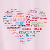 Custom Word Art Heepake hinzufügen Ihre eigenen Wo T-Shirt