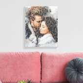 Custom Word Art. Wasserfarben Foto von Worten gema Leinwanddruck (Insitu (Wohnzimmer))