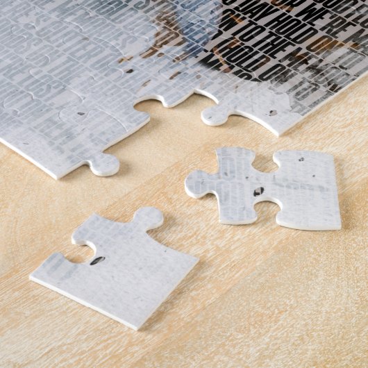 Custom Word Art. Wasserfarben Foto von Worten gema Puzzle (Seite)