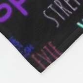 Custom Word Cloud Sherpa Fleece Blanket (Ecke)