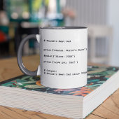 Custom World’s Best Dad Code Mug – Year Gift Kaffeetasse
