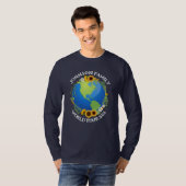 Custom World Tour Earth Blume Trip Long Sleeve T-Shirt (Vorne ganz)