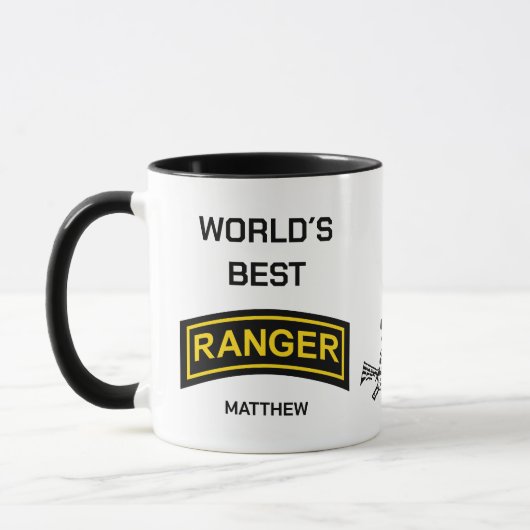 Custom World's Best Ranger Tasse (Links)