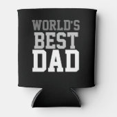 Custom World's Best Vater Black Can Cooler Dosenkühler (Vorderseite)