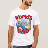 Custom World's Best Vater T - Shirt (Vorderseite)