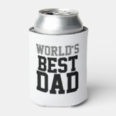 Custom World's Best Vater White Dosenkühler (Kanne Vorderseite)