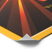 Custom World's Bestes Trophäenplakat Poster (Ecke)