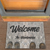 Custom Worout Boots WELCOME Doormat Fußmatte