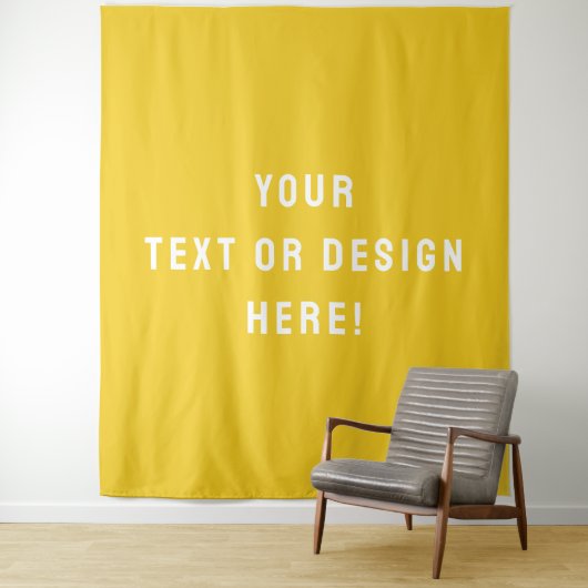 Custom XL Mustard Tapestry - Machen Sie es heute Wandteppich (Beispiel)