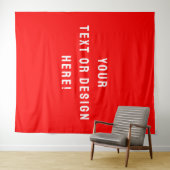 Custom XL Red Tapesture - Machen Sie es heute zu I Wandteppich (Beispiel (Horizontal))
