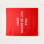 Custom XL Red Tapesture - Machen Sie es heute zu I Wandteppich (Vorderseite (Horizontal))