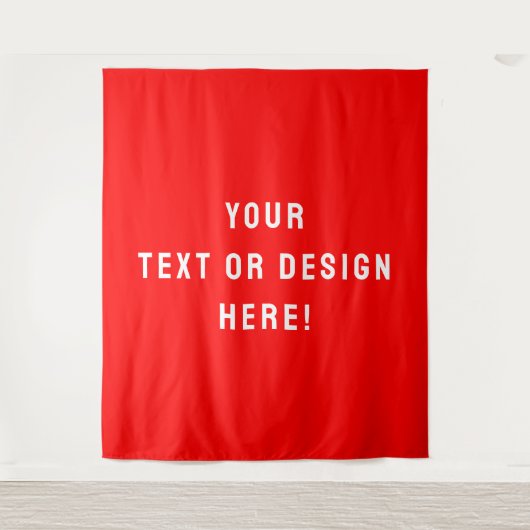 Custom XL Red Tapesture - Machen Sie es heute zu I Wandteppich (Vorderseite)