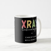 Custom Xray Technologist Röntgen Tech Geschenke Kaffeetasse (VorderseiteRechts)
