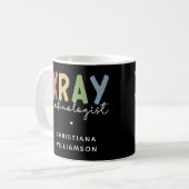 Custom Xray Technologist Röntgen Tech Geschenke Kaffeetasse (Vorderseite Links)