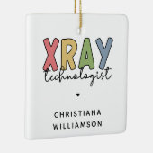 Custom Xray Technologist Röntgen Tech Geschenke Keramikornament (Rechts)
