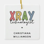 Custom Xray Technologist Röntgen Tech Geschenke Keramikornament (Vorderseite)