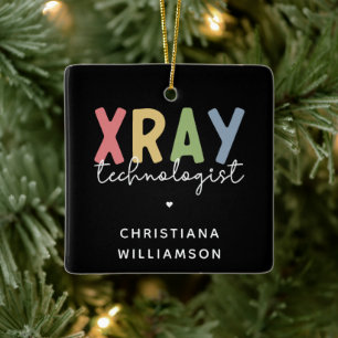 Custom Xray Technologist Röntgen Tech Geschenke Keramikornament