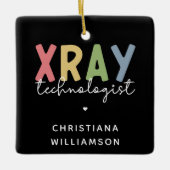 Custom Xray Technologist Röntgen Tech Geschenke Keramikornament (Vorderseite)