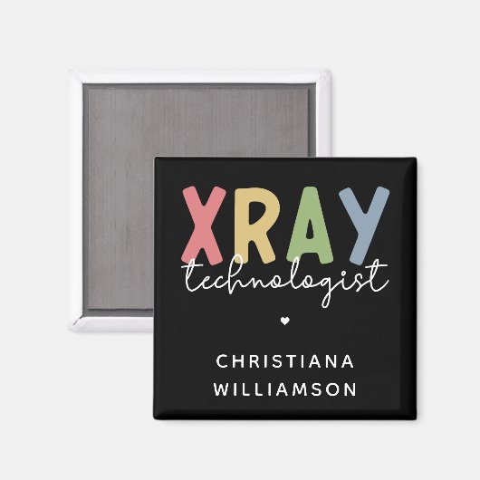 Custom Xray Technologist Röntgen Tech Geschenke Magnet (Vorderseite/Rückseite)