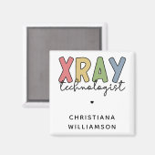Custom Xray Technologist Röntgen Tech Geschenke Magnet (Vorderseite/Rückseite)