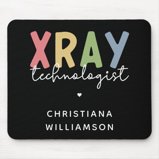 Custom Xray Technologist Röntgen Tech Geschenke Mousepad (Vorne)