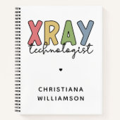 Custom Xray Technologist Röntgen Tech Geschenke Notizblock (Vorderseite)