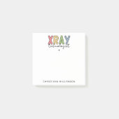 Custom Xray Technologist Röntgen Tech Geschenke Post-it Klebezettel (Vorderseite)