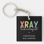 Custom Xray Technologist Röntgen Tech Geschenke Schlüsselanhänger (Vorderseite)