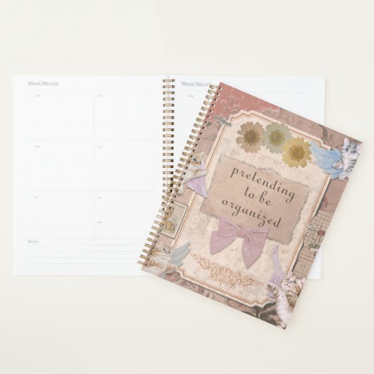 Custom Y2K Coquette Ästhetische Funny Cat Girl Pin Planer (Anzeige)