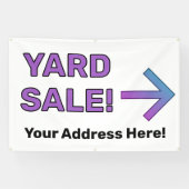 Custom YARD SALE! Banner (Horizontal)