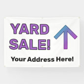 Custom YARD SALE! Banner (Horizontal)