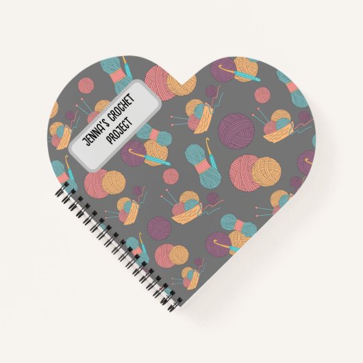 Custom Yarn Project Notizblock (Vorderseite)