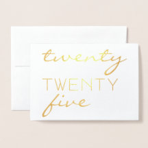 Custom Year 2025 Moderne Typografie Chic Elegant