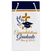 Custom year Christian Graduation Kleine Geschenktüte (Rückseite)